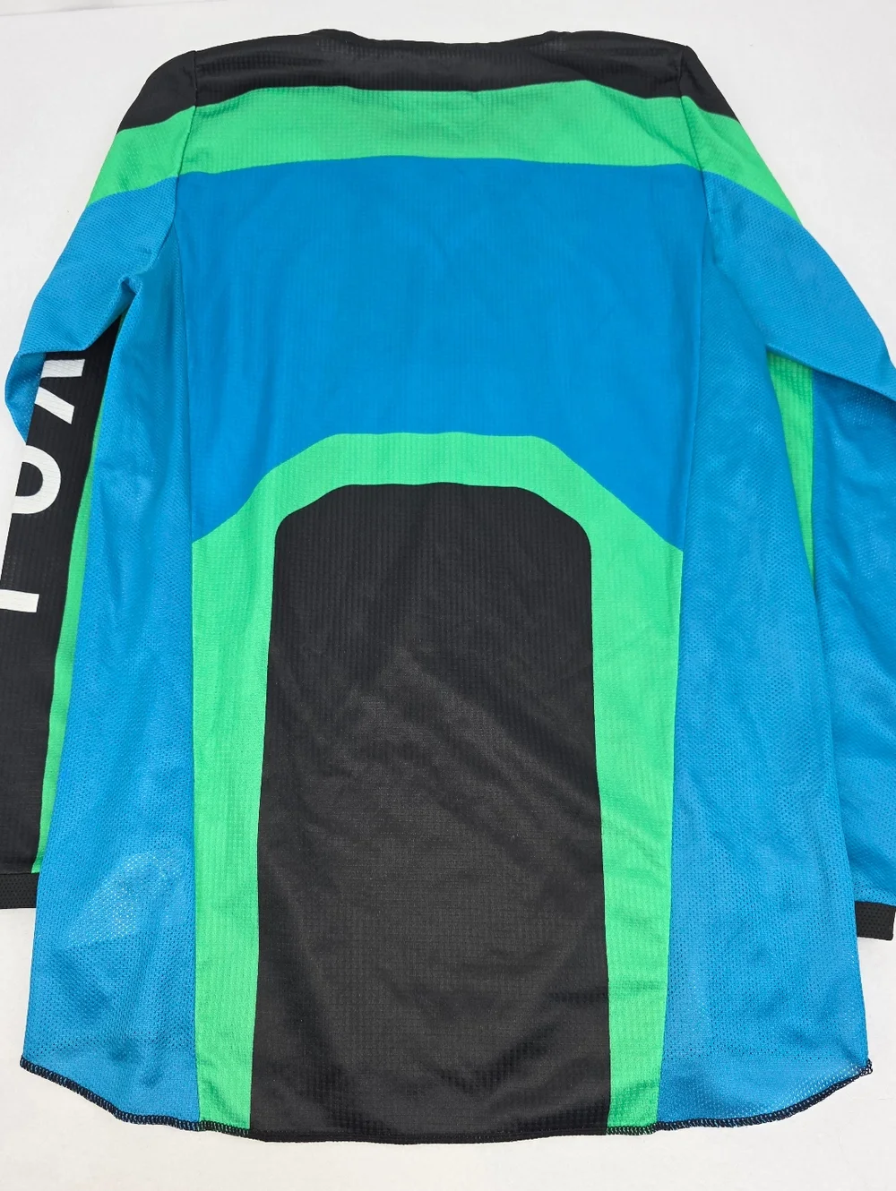 Fox Long Sleeve Motocross Jersey in Blue, Green & Black Youth X-Large AG-3510 - Picture 4 of 5